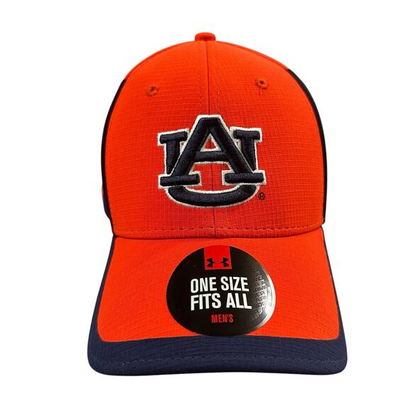 Under Armour Men's Auburn Tigers Strapback Baseball Cap Hat - Picture 1 of 5